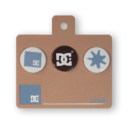 10 - 10.9 Sq. In Custom Button Pin Backer Card