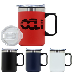14 oz Stainless Steel Camp Style Mug w/PP Liner
