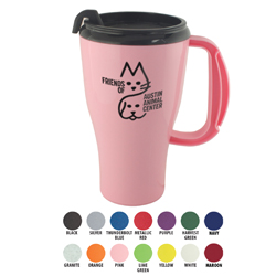 16 oz Omega Insulated Mug With Spill-Resistant Lid